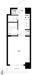ルーブル新高円寺 3階1Kの間取り