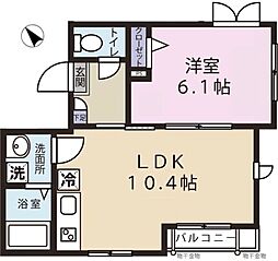 間取図画像 1LDK