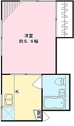 間取図画像 1K