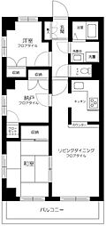 成加パラシオン 2SLDKの間取図画像