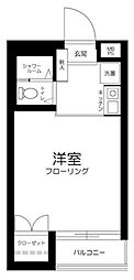ジプソフィラ板橋本町 ワンルームの間取図画像