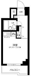 マートルコート駒込 ワンルームの間取図画像