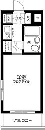 ルーブル新宿西落合 ワンルームの間取図画像