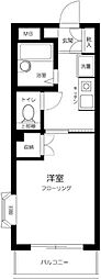 CASA菊名 1Kの間取図画像