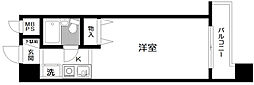 日神パレス桜台 ワンルームの間取図画像
