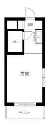 エクセレント蒲田 ワンルームの間取図画像