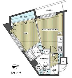 フェニックス笹塚弐番館 1DKの間取図画像