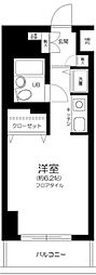 フロール巣鴨 ワンルームの間取図画像