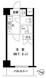 ヴェルト杉並サウスヒル 1Kの間取図画像