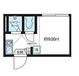 スマイラス新小岩 ワンルームの間取図画像