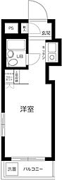 スカイコート蒲田 ワンルームの間取図画像