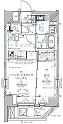 ディアレイシャス赤羽 1LDKの間取図画像