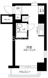 メゾン・ド・ヴィレ住吉 ワンルームの間取図画像