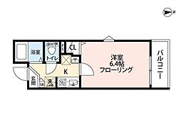 グランクオール野方イーストレジデンス 1Kの間取図画像