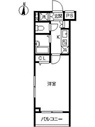スカイコート練馬平和台 1Kの間取図画像