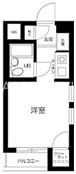 スカイコート阿佐ヶ谷3 ワンルームの間取図画像