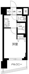 OLIO麻布十番 1Kの間取図画像