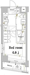 アクサス西新宿アジールコート 1Kの間取図画像