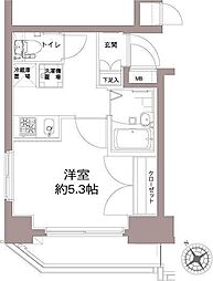 Verona戸越銀座 1Kの間取図画像