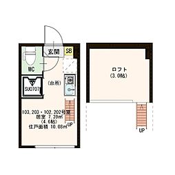 GrandAvenir ワンルームの間取図画像