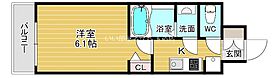 大阪府大阪市東住吉区桑津１丁目（賃貸マンション1K・7階・21.09㎡） その2