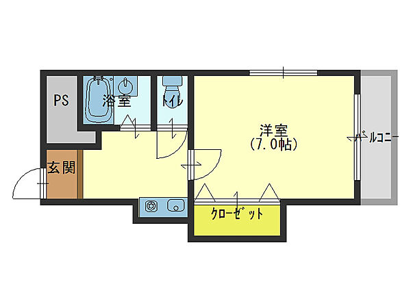 大阪府大阪市東成区東今里１丁目(賃貸マンション1K・3階・18.00㎡)の写真 その2