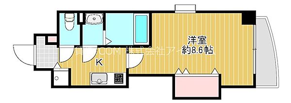 大阪府大阪市東成区中本４丁目(賃貸マンション1K・3階・24.65㎡)の写真 その2