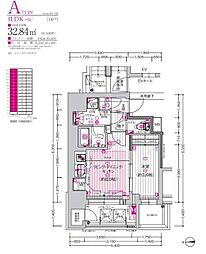 Osaka Metro千日前線 鶴橋駅 徒歩6分の賃貸マンション 7階1LDKの間取り