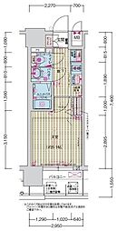 Osaka Metro中央線 深江橋駅 徒歩8分の賃貸マンション 3階1Kの間取り