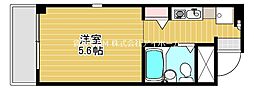 JR大阪環状線 玉造駅 徒歩5分の賃貸マンション 7階1Kの間取り