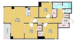 JR大阪環状線 寺田町駅 徒歩7分の賃貸マンション