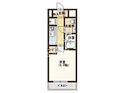 アドバンス大阪イースト 1Kの間取図画像