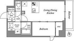 (仮称)天王寺区堀越町PJ 1LDKの間取図画像