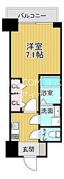 S-RESIDENCE高井田Central 1Kの間取図画像