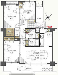 物件画像 シャンティーあやめ池