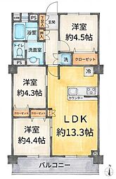 間取図画像 3LDK