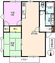 フローラ大塚  ｜ 長野県長野市三本柳東 1丁目（賃貸アパート2LDK・1階・58.89㎡） その2