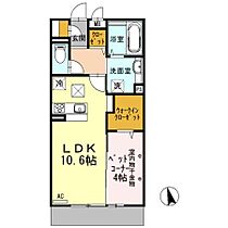 ベルクレール  ｜ 長野県長野市稲里町中央 3丁目（賃貸アパート1LDK・2階・41.23㎡） その2