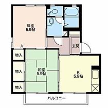 フレグランスあかざわＡ  ｜ 長野県千曲市大字八幡（賃貸アパート2K・1階・43.75㎡） その2