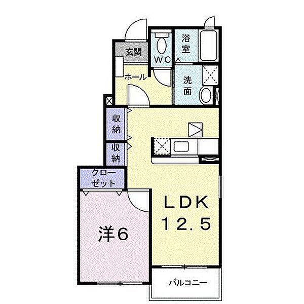 アヴェニール・プラース　Ｂ ｜長野県千曲市大字屋代(賃貸アパート1LDK・1階・45.72㎡)の写真 その2