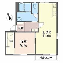 ルミエールやまだＳ  ｜ 長野県千曲市大字屋代（賃貸アパート1LDK・2階・43.54㎡） その2