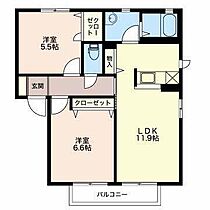 サンヴィレッジ　A  ｜ 長野県長野市広田（賃貸アパート2LDK・1階・54.57㎡） その2