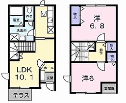 ソレーユ　Ｄ  ｜ 長野県長野市豊野町蟹沢（賃貸アパート2LDK・1階・58.79㎡） その2