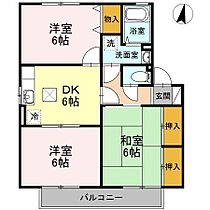 ロイヤル・ウィング  ｜ 長野県長野市稲田 4丁目（賃貸アパート3DK・1階・55.44㎡） その2