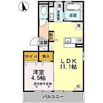 フィエルテ.Y 201 ｜ 長野県長野市大字川合新田（賃貸アパート1LDK・2階・39.21㎡） その2