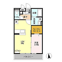 ラ メゾン ドュ ブラン 305 ｜ 長野県長野市大字北堀（賃貸アパート1LDK・3階・32.95㎡） その2