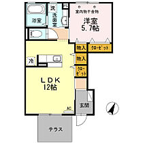 インテグラルとよの 102 ｜ 長野県長野市豊野町豊野（賃貸アパート1LDK・1階・45.05㎡） その2