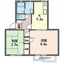 ハイツサンフローレ　Ｓ棟  ｜ 長野県長野市大字風間（賃貸アパート2K・2階・44.94㎡） その2