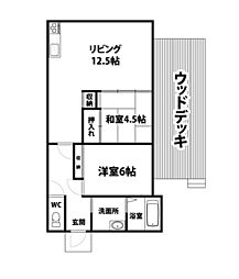 富士急行 都留市駅 23km 3LDKの間取り