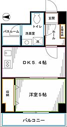 東京メトロ丸ノ内線 南阿佐ケ谷駅 徒歩4分の賃貸マンション 6階1DKの間取り